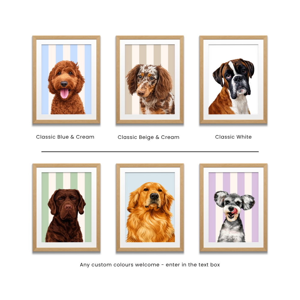 The Good Boy Pet Portrait
